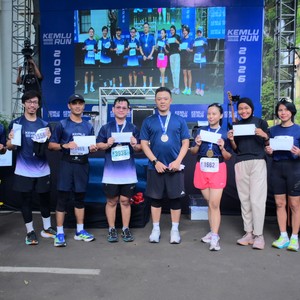 Race photo from KEMLU RUN 2026