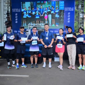 Race photo from KEMLU RUN 2026