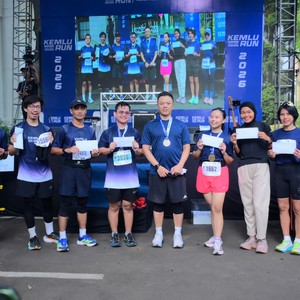 Race photo from KEMLU RUN 2026