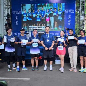 Race photo from KEMLU RUN 2026
