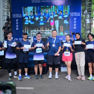 Race photo from KEMLU RUN 2026