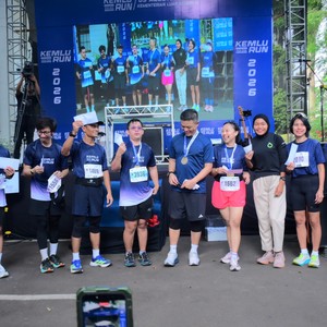 Race photo from KEMLU RUN 2026