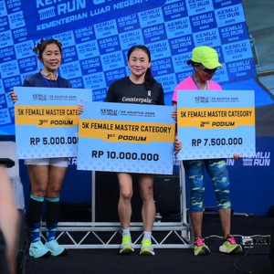 Race photo from KEMLU RUN 2026