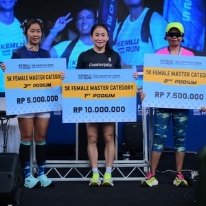 Race photo from KEMLU RUN 2026