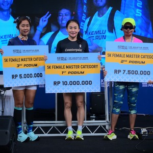 Race photo from KEMLU RUN 2026