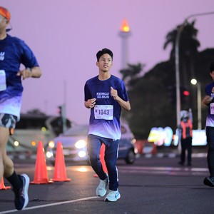 Race photo from KEMLU RUN 2026