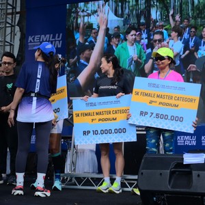 Race photo from KEMLU RUN 2026