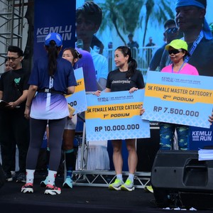 Race photo from KEMLU RUN 2026