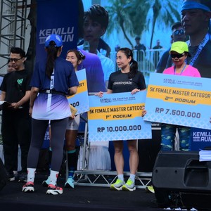 Race photo from KEMLU RUN 2026
