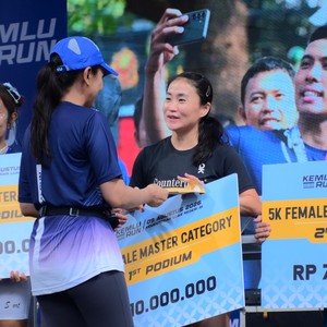 Race photo from KEMLU RUN 2026