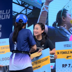 Race photo from KEMLU RUN 2026