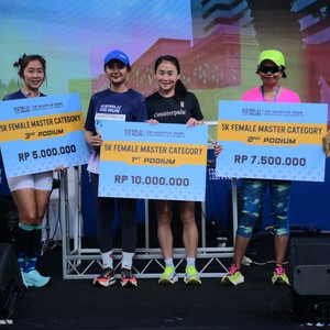 Race photo from KEMLU RUN 2026