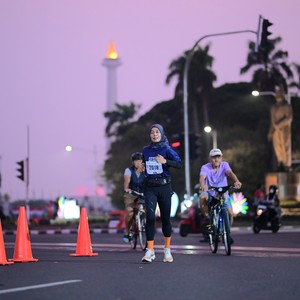 Race photo from KEMLU RUN 2026