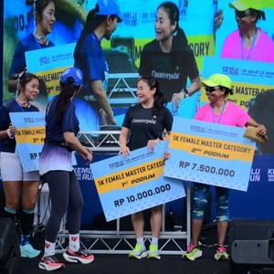 Race photo from KEMLU RUN 2026