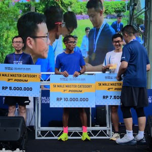 Race photo from KEMLU RUN 2026