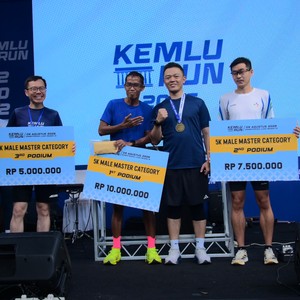Race photo from KEMLU RUN 2026