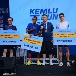 Race photo from KEMLU RUN 2026