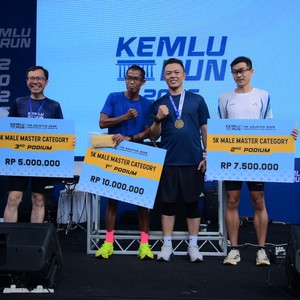 Race photo from KEMLU RUN 2026