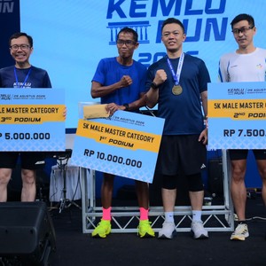 Race photo from KEMLU RUN 2026