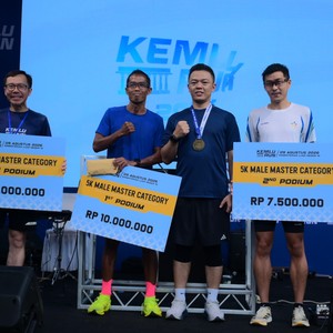 Race photo from KEMLU RUN 2026