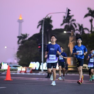 Race photo from KEMLU RUN 2026
