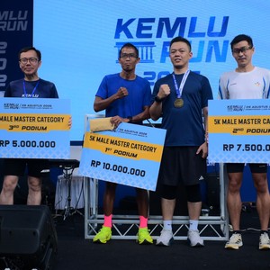 Race photo from KEMLU RUN 2026