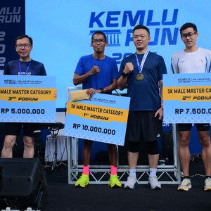 Race photo from KEMLU RUN 2026