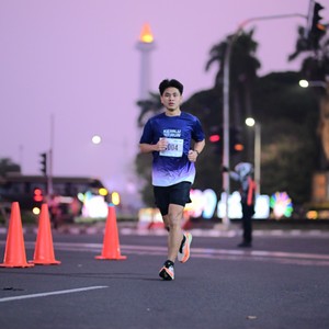 Race photo from KEMLU RUN 2026