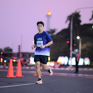 Race photo from KEMLU RUN 2026
