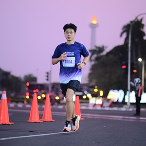 Race photo from KEMLU RUN 2026