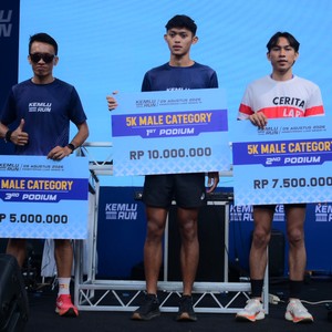 Race photo from KEMLU RUN 2026