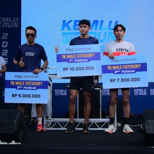 Race photo from KEMLU RUN 2026