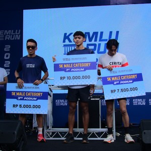 Race photo from KEMLU RUN 2026