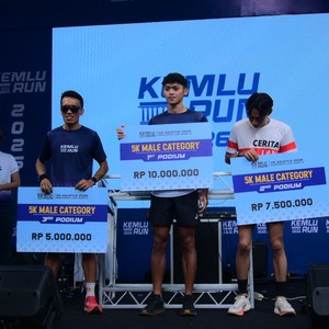 Race photo from KEMLU RUN 2026