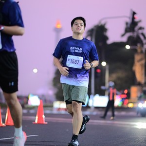 Race photo from KEMLU RUN 2026