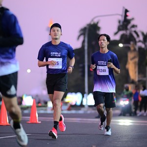 Race photo from KEMLU RUN 2026