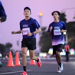 Race photo from KEMLU RUN 2026