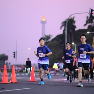 Race photo from KEMLU RUN 2026