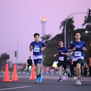 Race photo from KEMLU RUN 2026