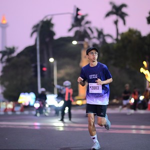 Race photo from KEMLU RUN 2026