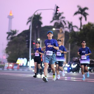 Race photo from KEMLU RUN 2026