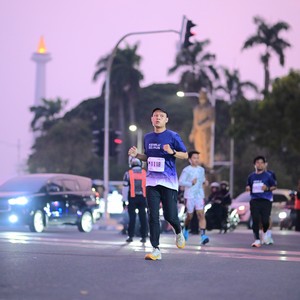 Race photo from KEMLU RUN 2026