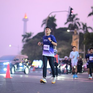 Race photo from KEMLU RUN 2026