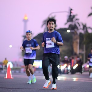 Race photo from KEMLU RUN 2026