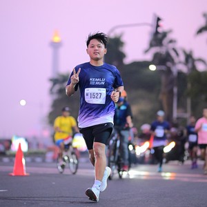 Race photo from KEMLU RUN 2026