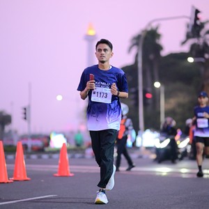 Race photo from KEMLU RUN 2026