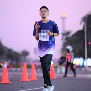 Race photo from KEMLU RUN 2026
