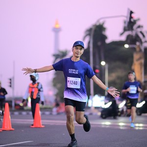 Race photo from KEMLU RUN 2026