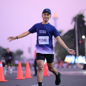 Race photo from KEMLU RUN 2026