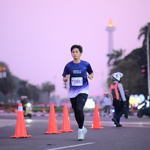 Race photo from KEMLU RUN 2026